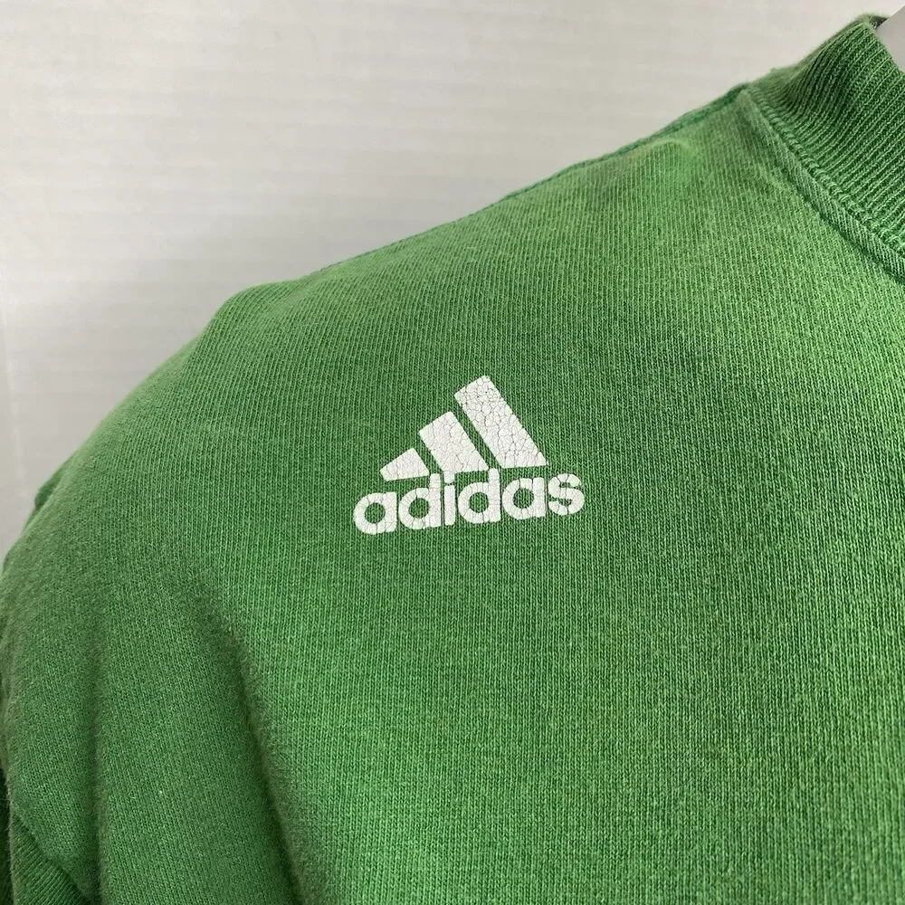 Adidas Kelly Green Dallas Mavericks Dirk Nowitzki Hardwood CLASSIC L tshirt #41